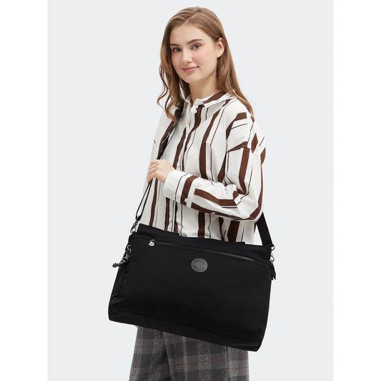 Kipling Elevated Elysia Borsa a spalla 44 cm Nera
