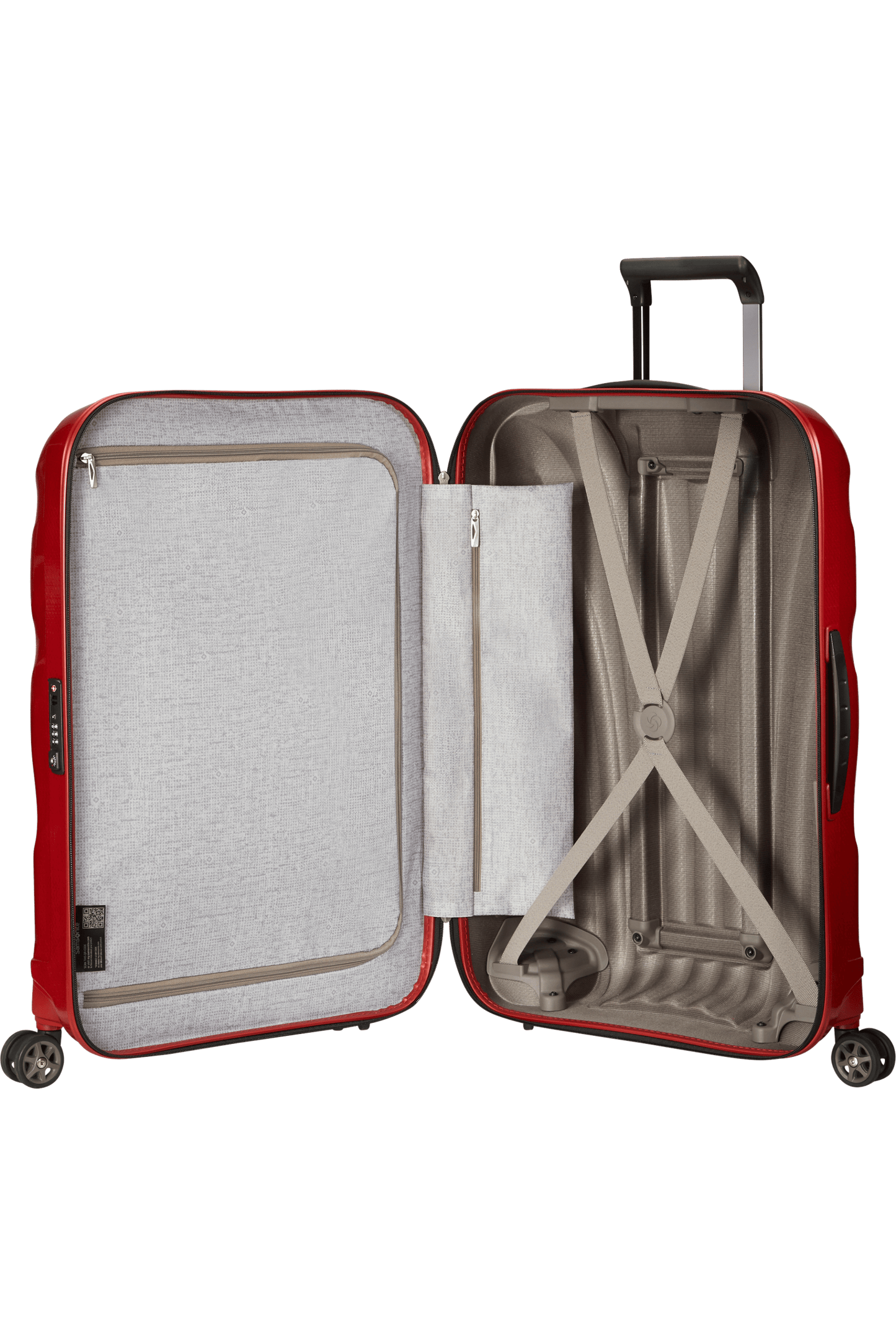 C-LITE trolley 4 Ruote Ultraleggero 75 cm Chili Red