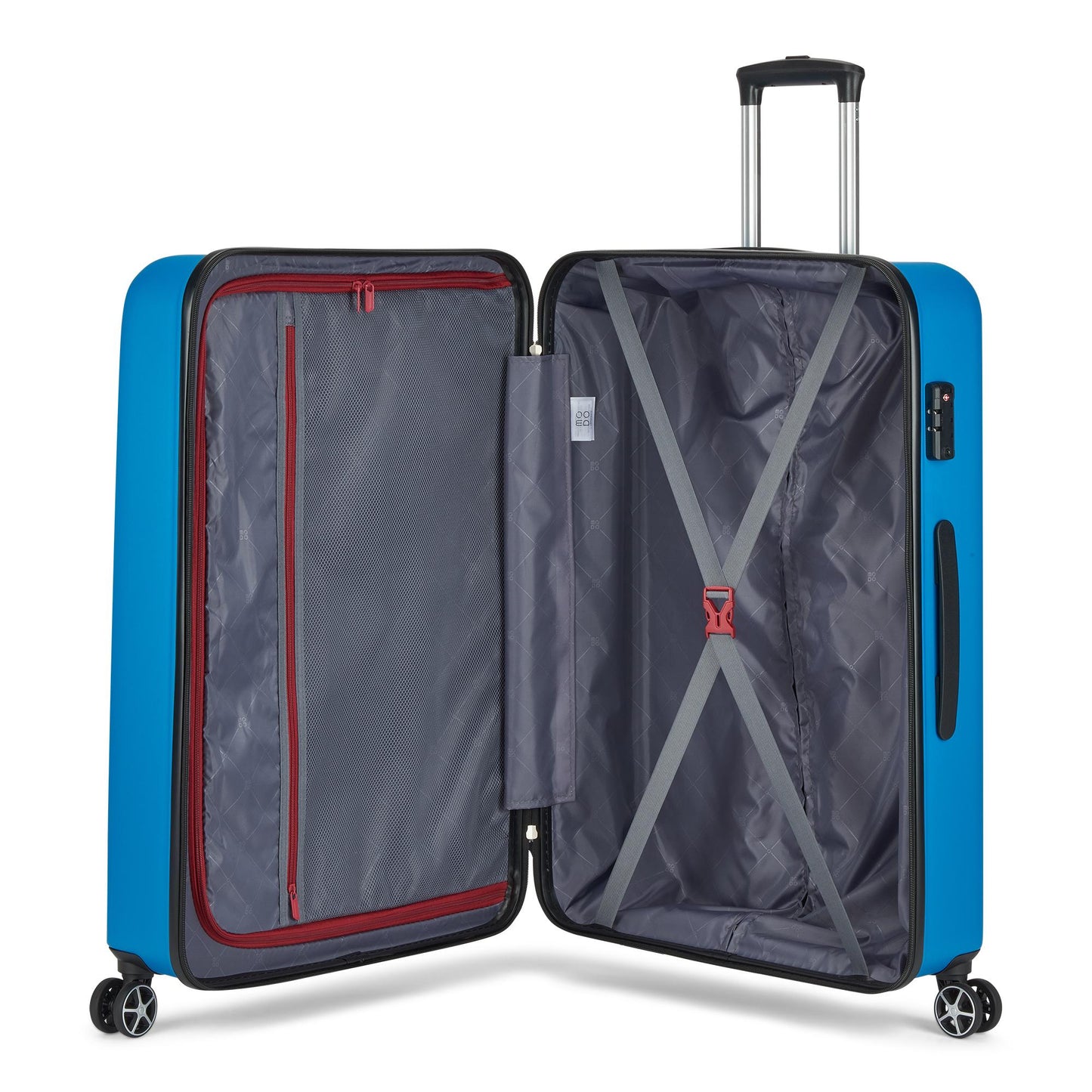 Trolley 76 cm 4 Ruote Houston Azzurro