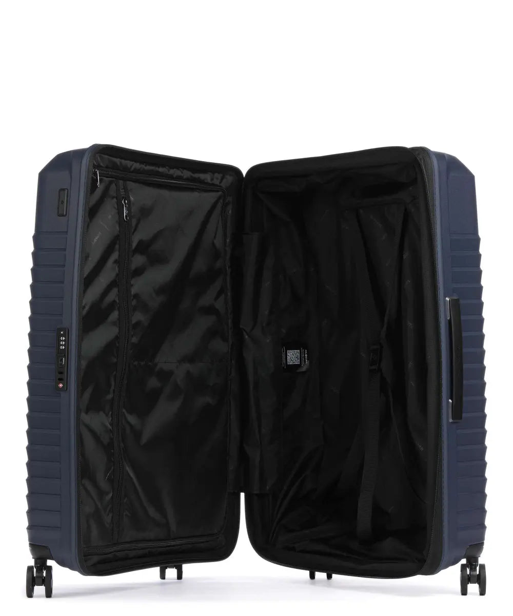 Valigia Trolley INTUO 4 ruote 75 cm Blu Espandibile