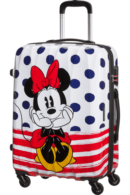 Trolley 4 Ruote Minnie Blue Dots 65 cm