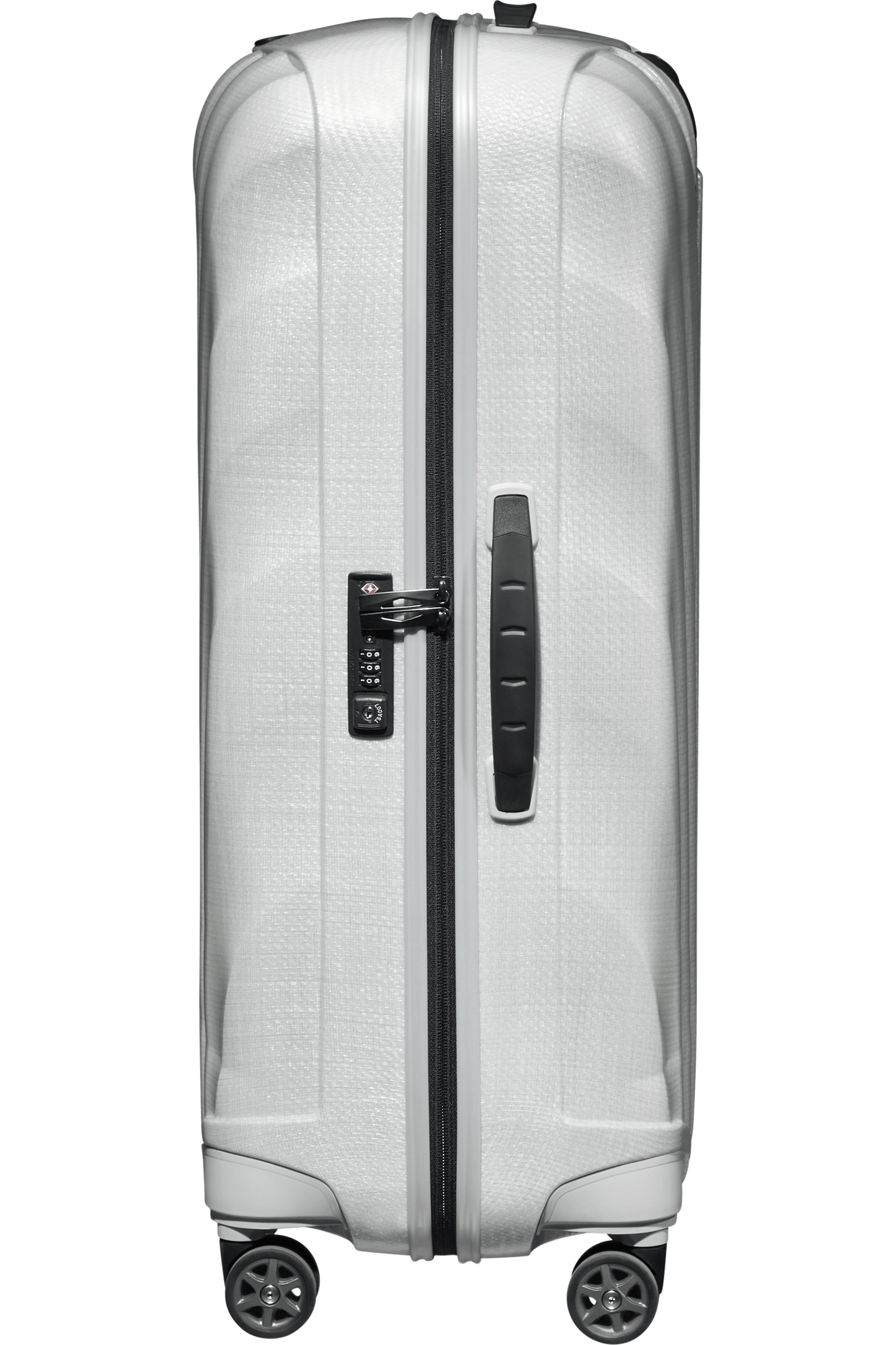 C-LITE Trolley Superleggero 4 ruote 75 cm Off White