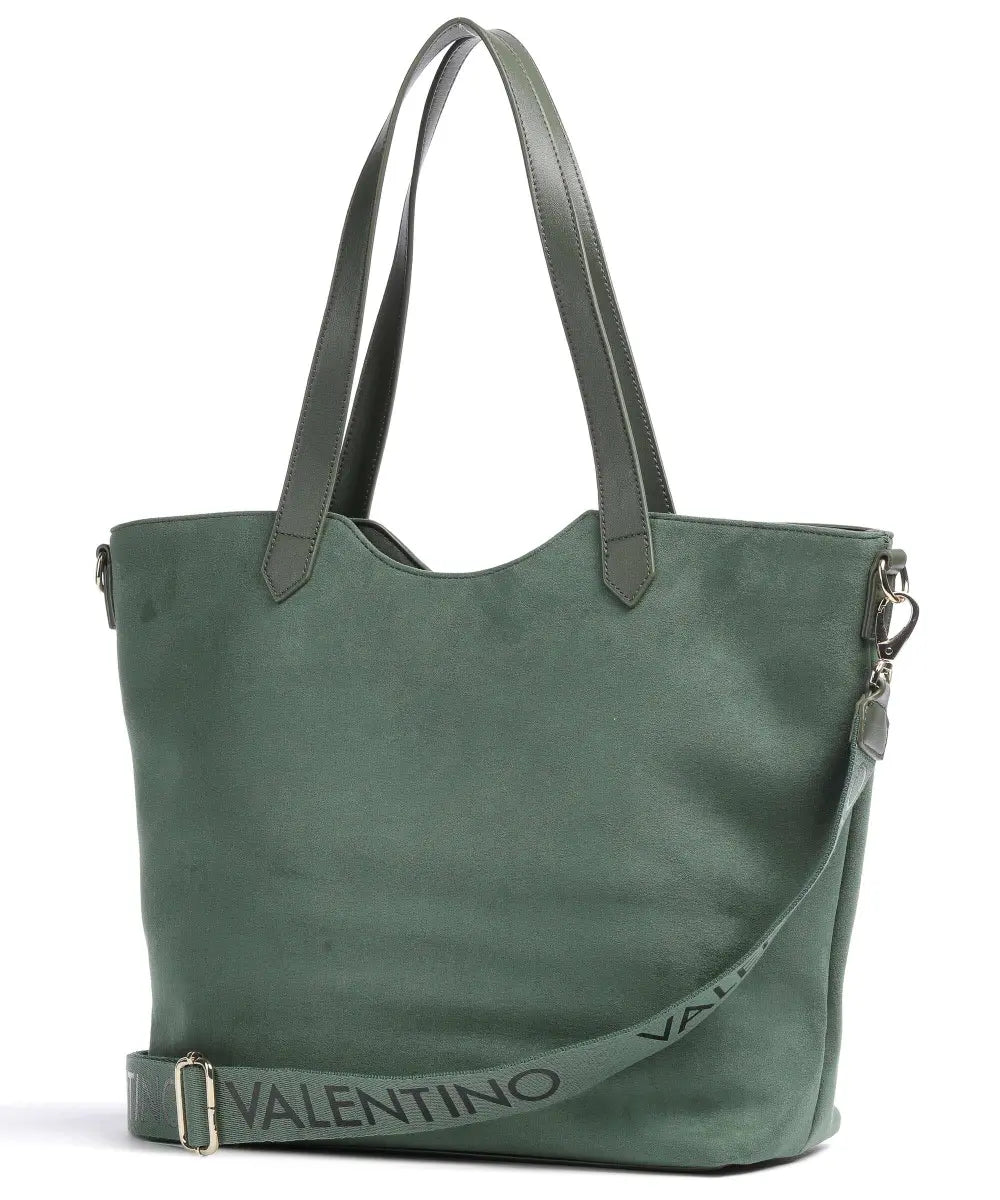 Shopper Courmayeur Alcantara verde