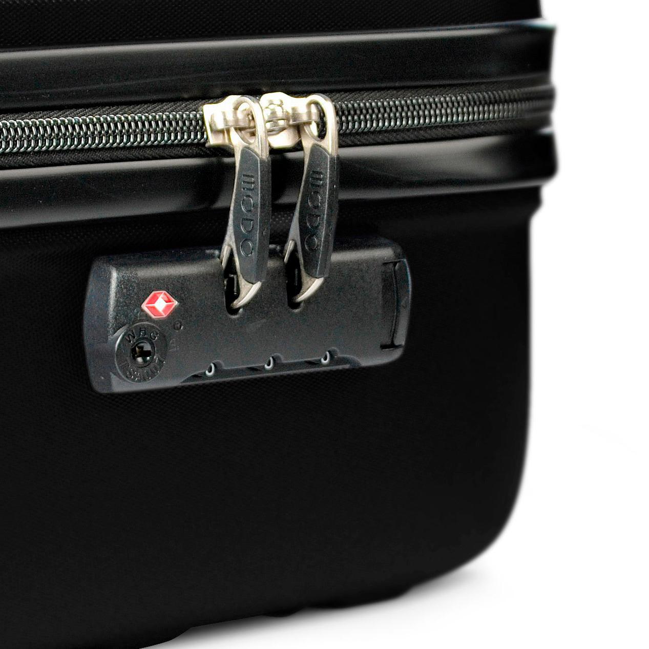 Trolley Grande 76cm Houston Nero 4 ruote