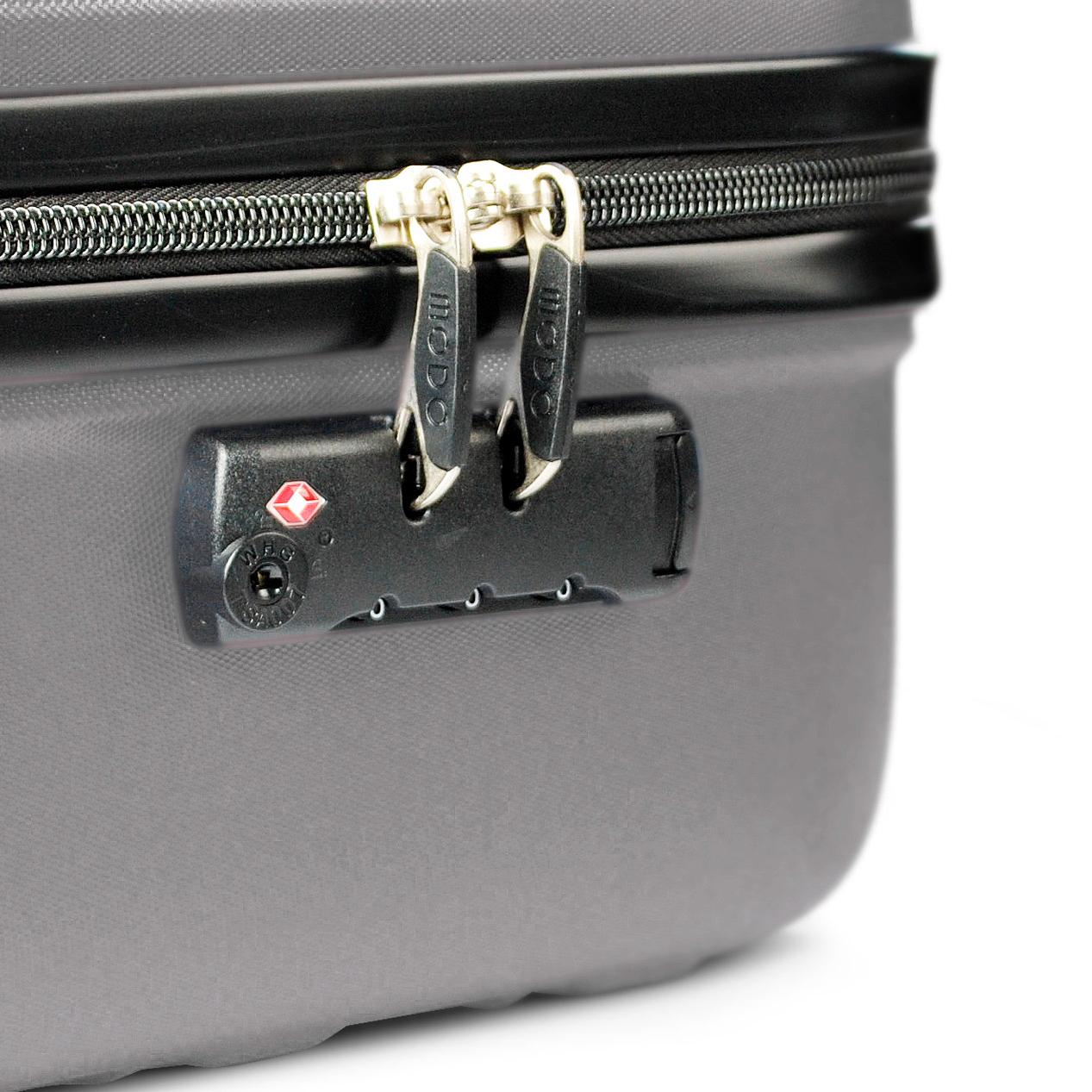 Trolley Medio 67 cm Houston Grigio 4 Ruote