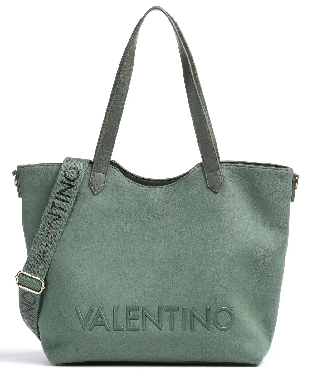 Shopper Courmayeur Alcantara verde