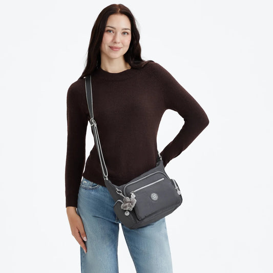GABBIE S Borsetta a Tracolla con Scomparti Multipli Moonlit Grey