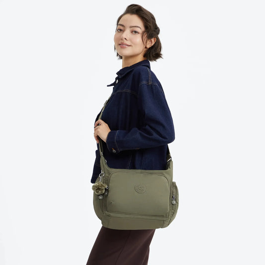 GABB Borsa a tracolla grande con portachiavi Almost Sage