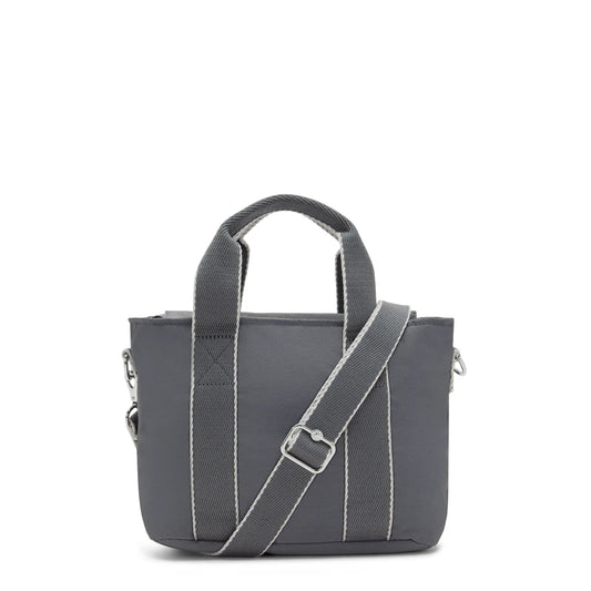 MINTA Borsa media con maniglie per il trasporto e tracolla regolabile Moonlit Grey