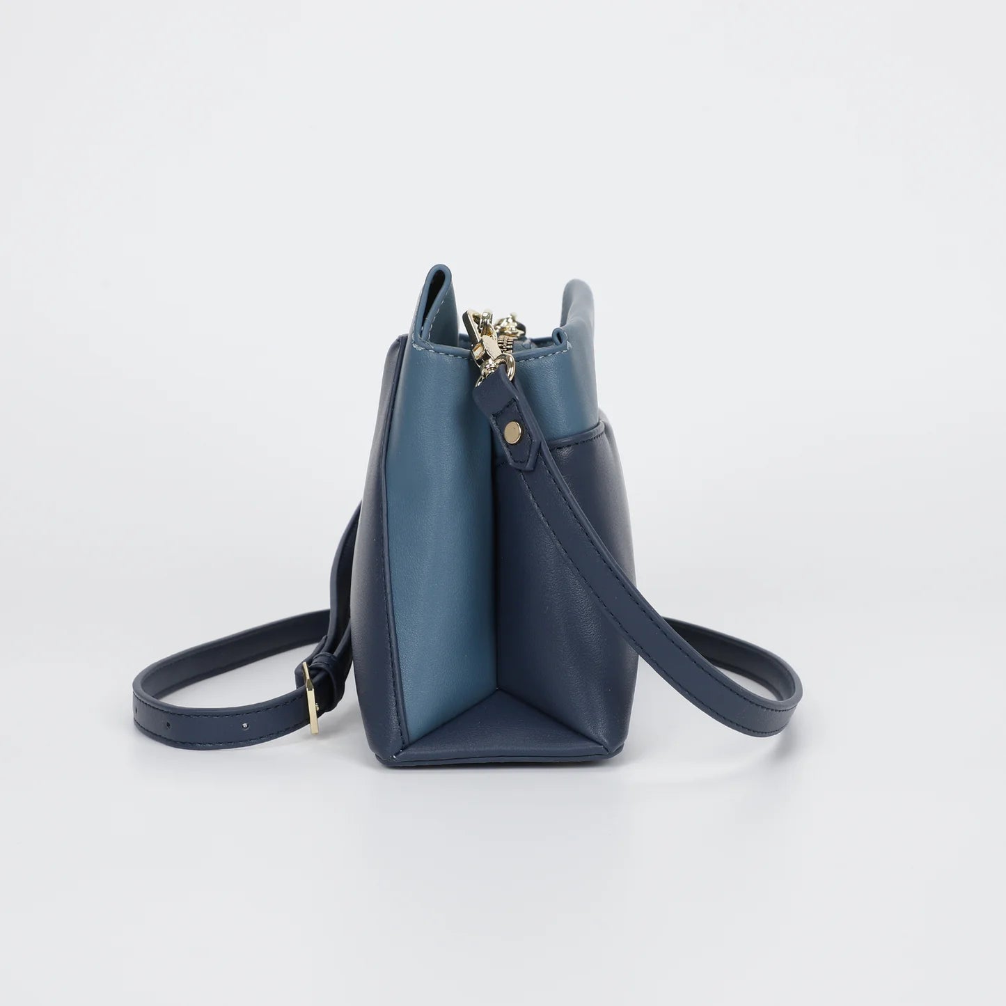 Borsa a Tracolla Bicolor Blu7ottanio