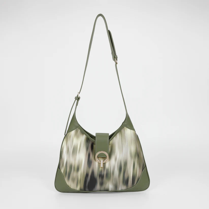 Hobo Bag Verde Multicolor Mimi -Muà