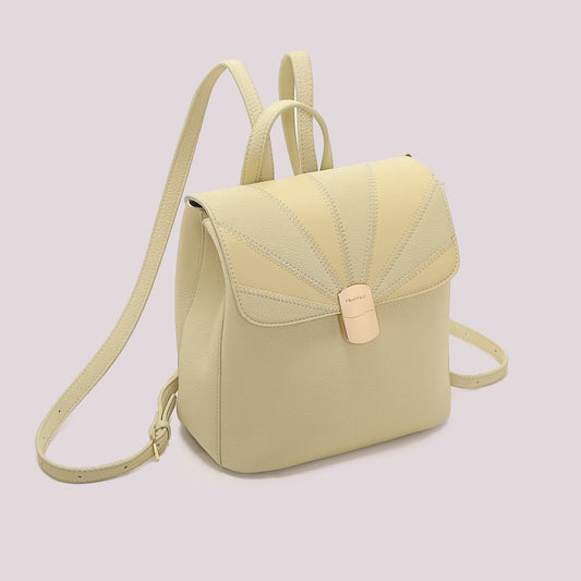 Zaino con patta Patchwork Verde Acqua