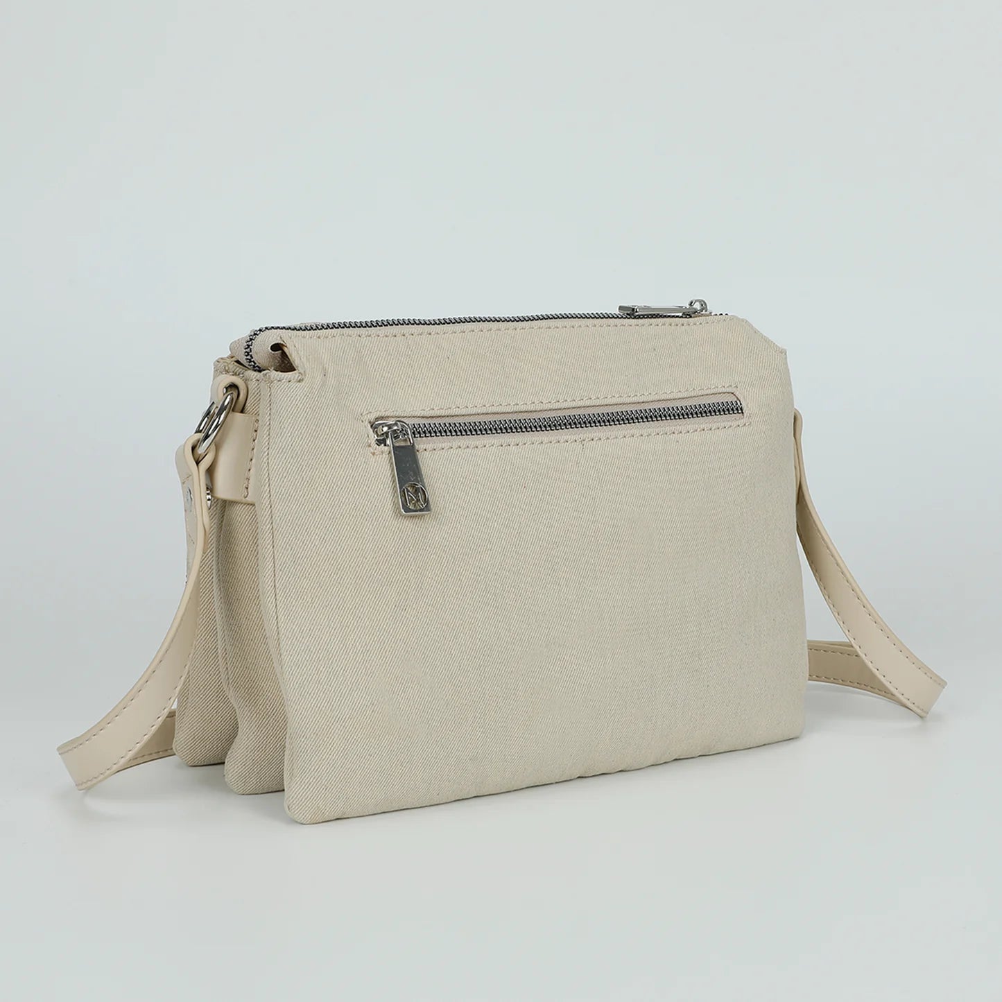 Tracollina In Jeans Chiaro con strass