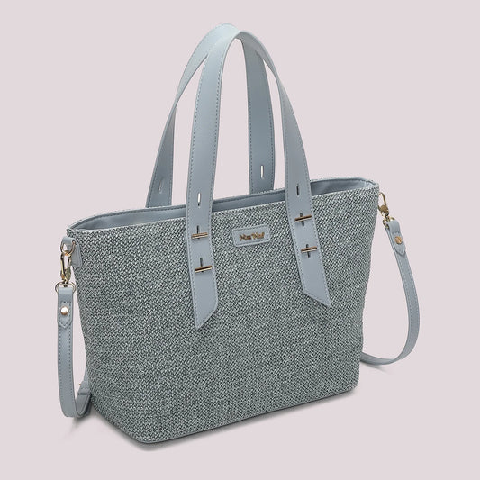 Shopper Paglia Mimì-Muà Celeste