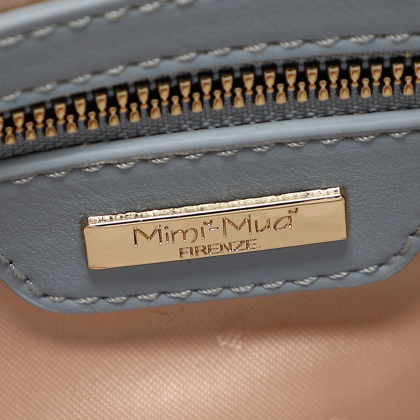 Borsa Hobo In paglia Celeste