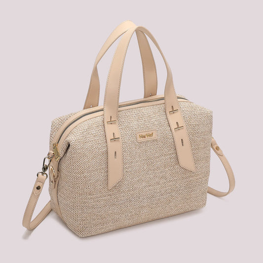 Bauletto in paglia Mimì-Muà Beige