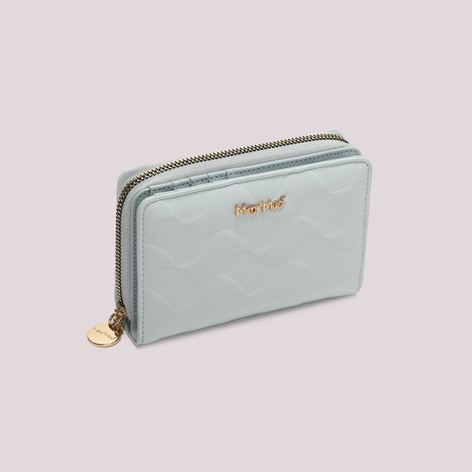 Portafoglio Medio Onde Celeste