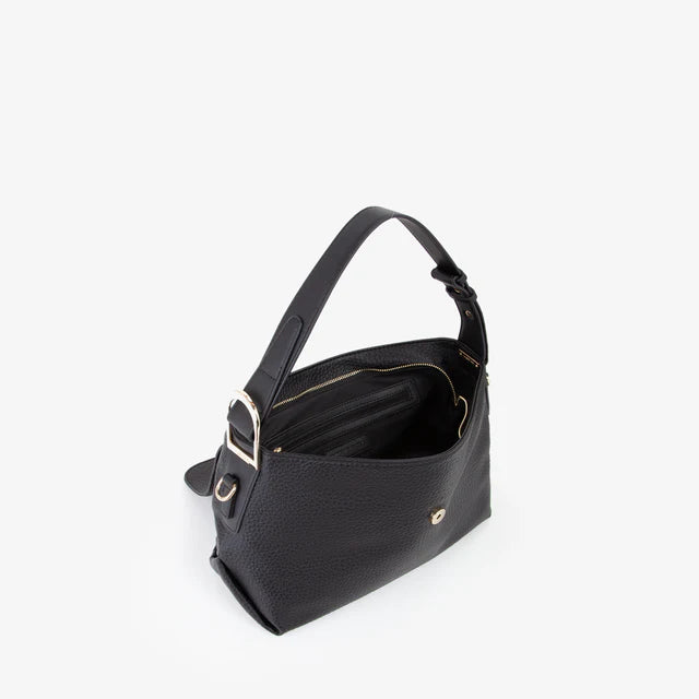Borsa a Spalla Con Patta Farrah Re Nera