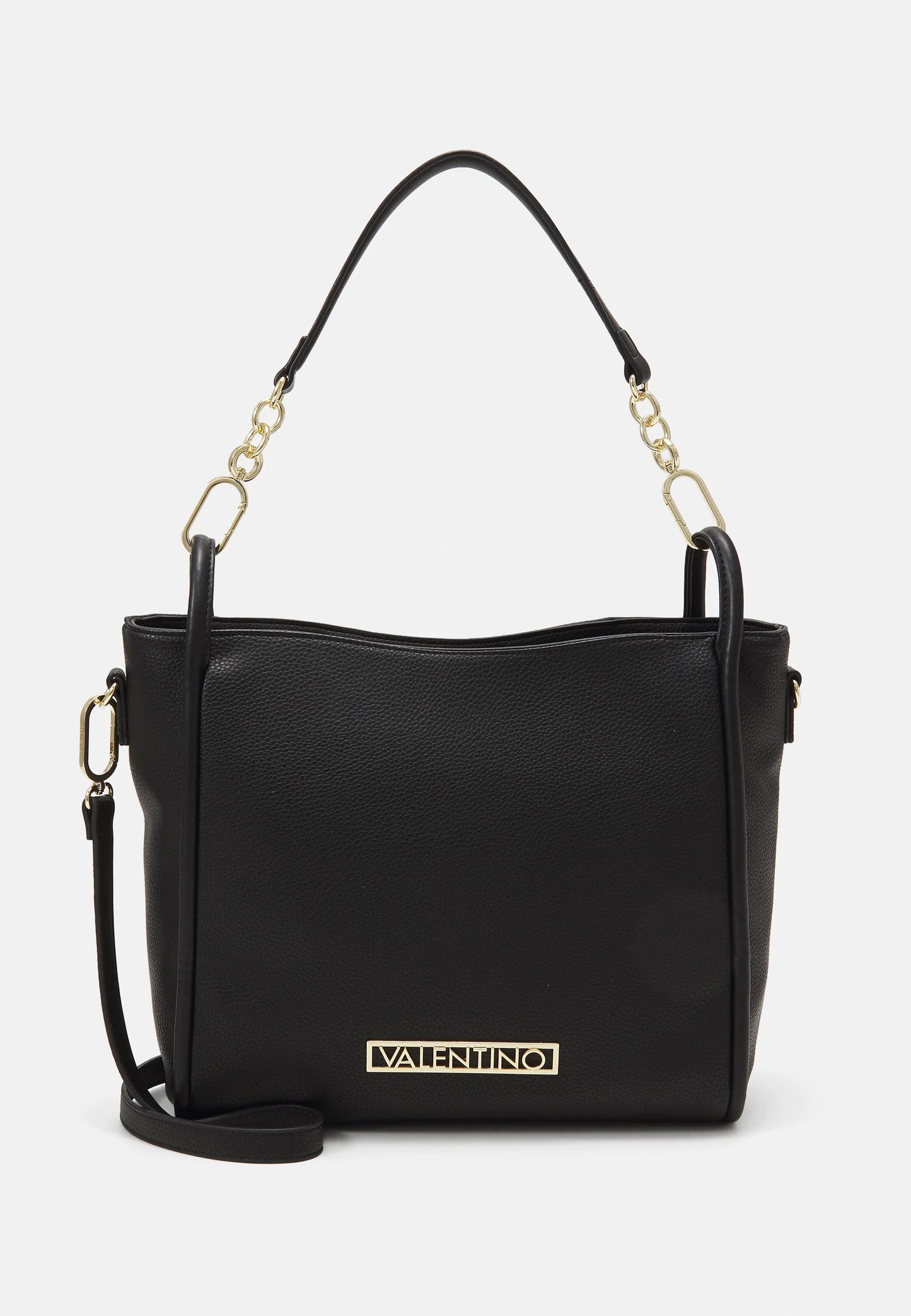 Shopping Bag Elegante Vinile Nera
