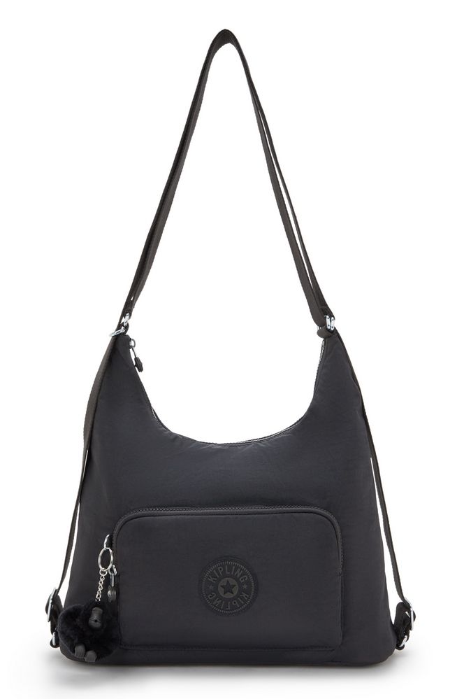 Borsa a spalla zaino Kipling Yenna Black Noir