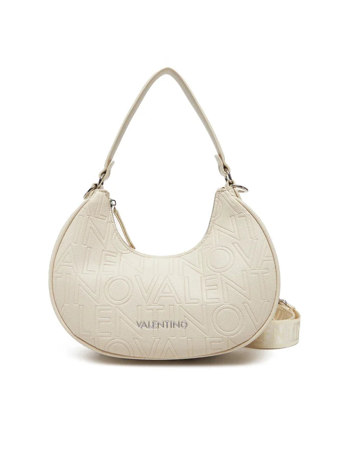 Borsa Mezzaluna Shelby Ecru
