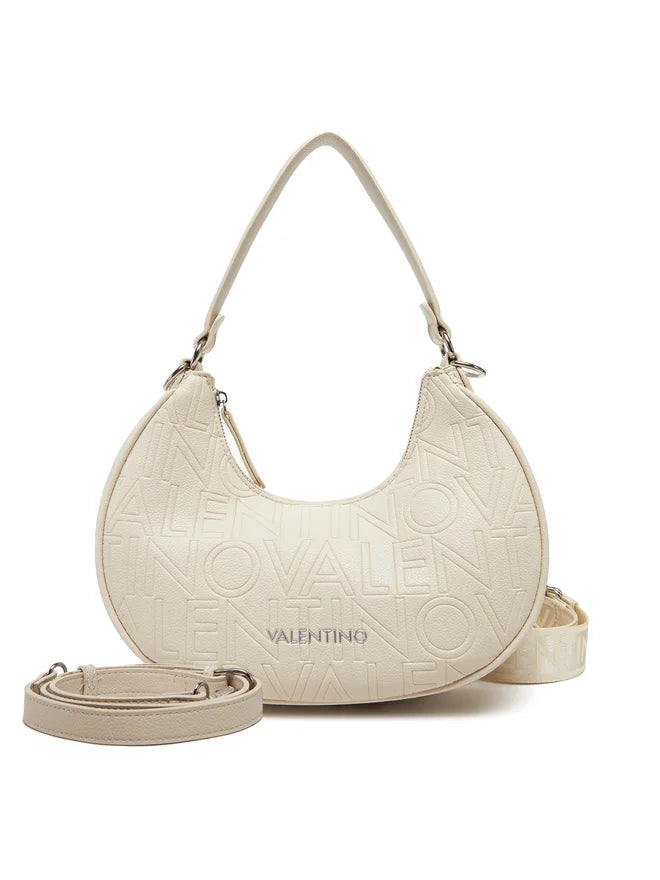 Borsa Mezzaluna Shelby Ecru