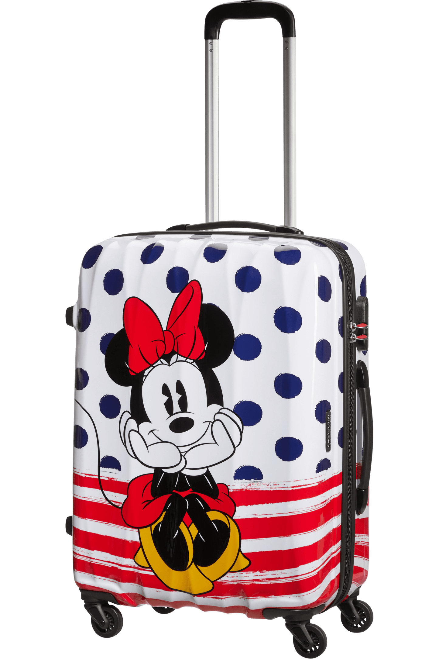 Trolley 4 Ruote Minnie Blue Dots 65 cm