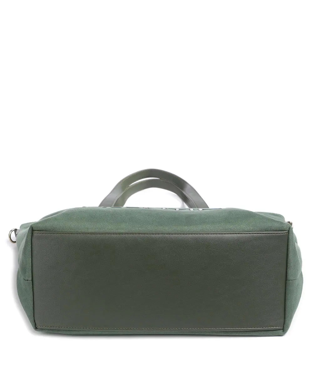 Shopper Courmayeur Alcantara verde