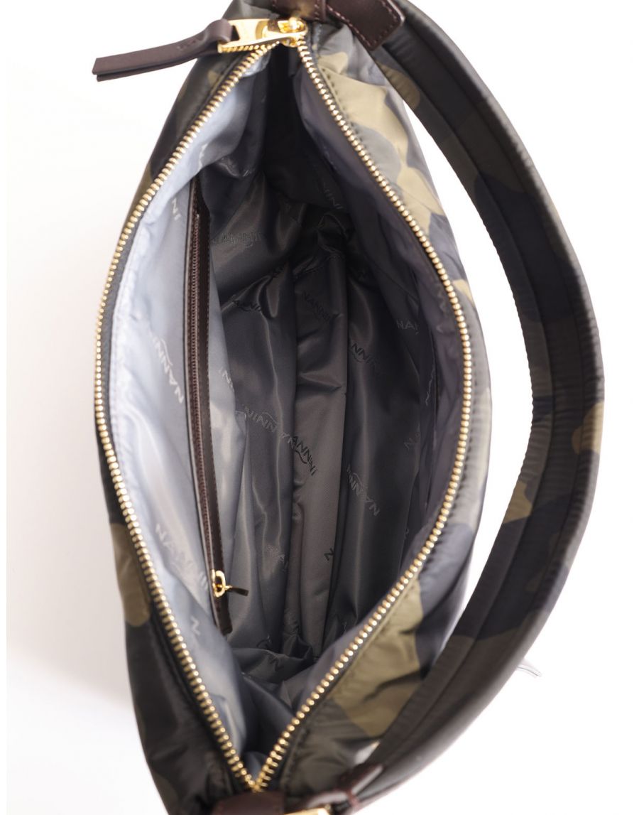 Sacca In tessuto Militare Glassy Nannini