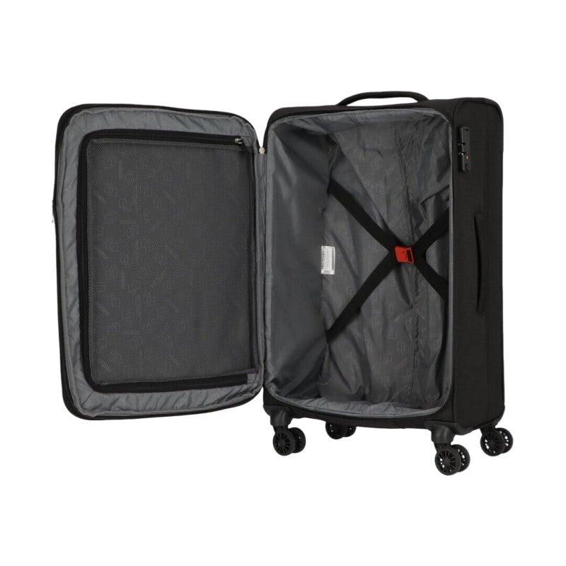 Bagaglio A mano 55x40x20 Street Roll American Tourister Nero