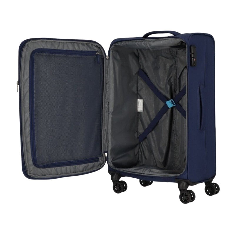 Bagaglio a Mano Street Roll American Tourister Blu-Navy