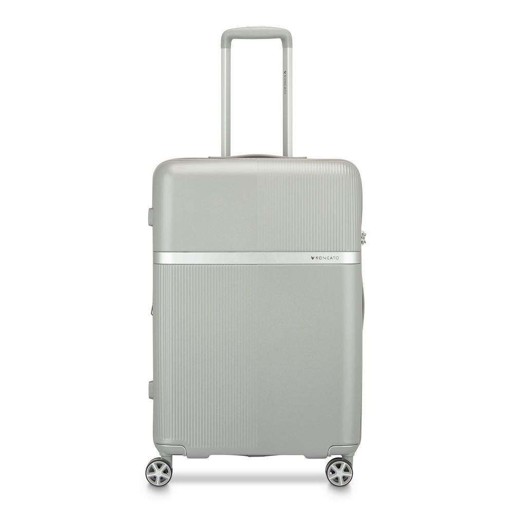 Trolley espandibile Roncato AirGlam medio 9752 Grigio Perla