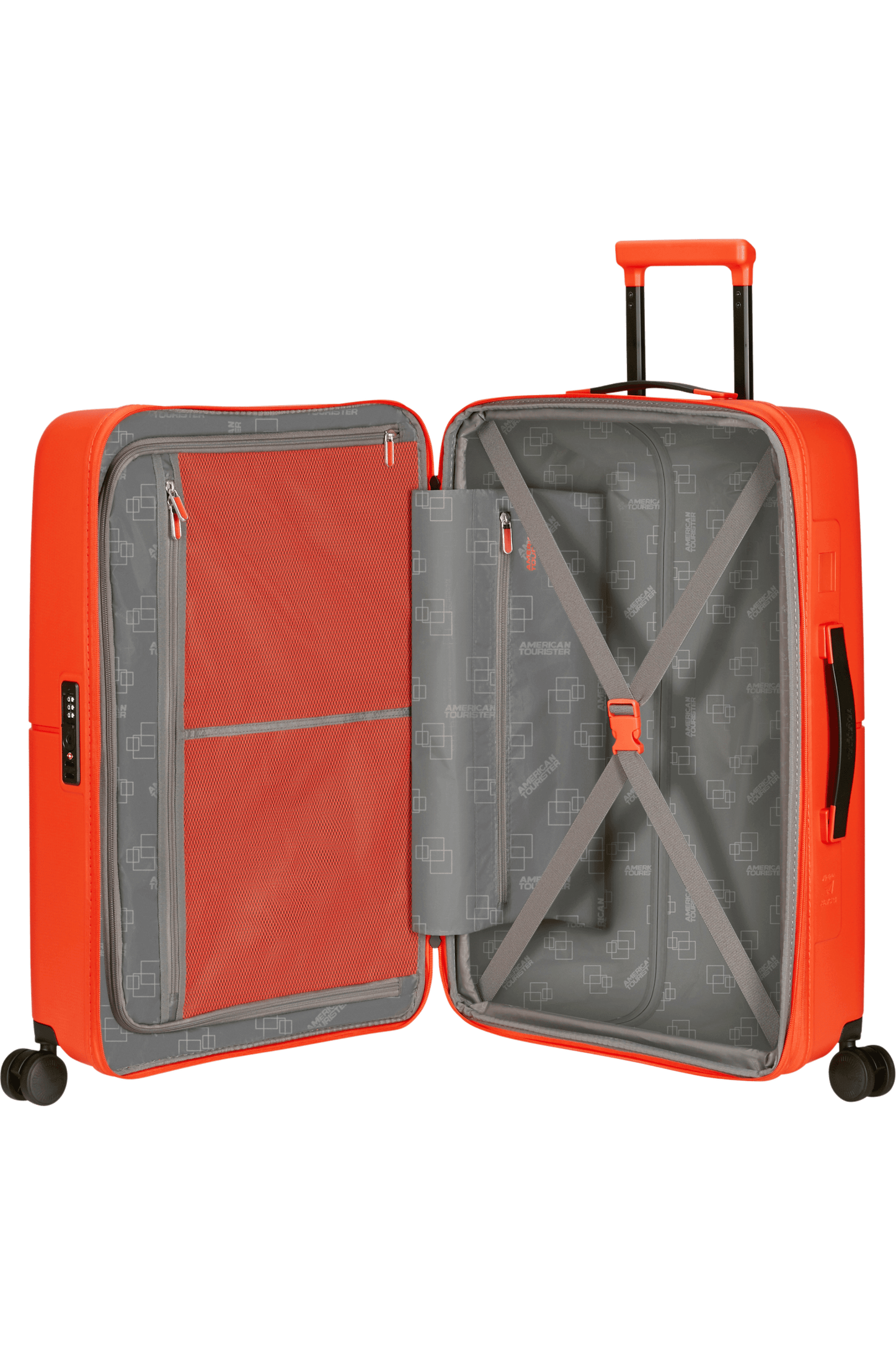 Trolley Medio 67 cm DashPop Arancio espandibile