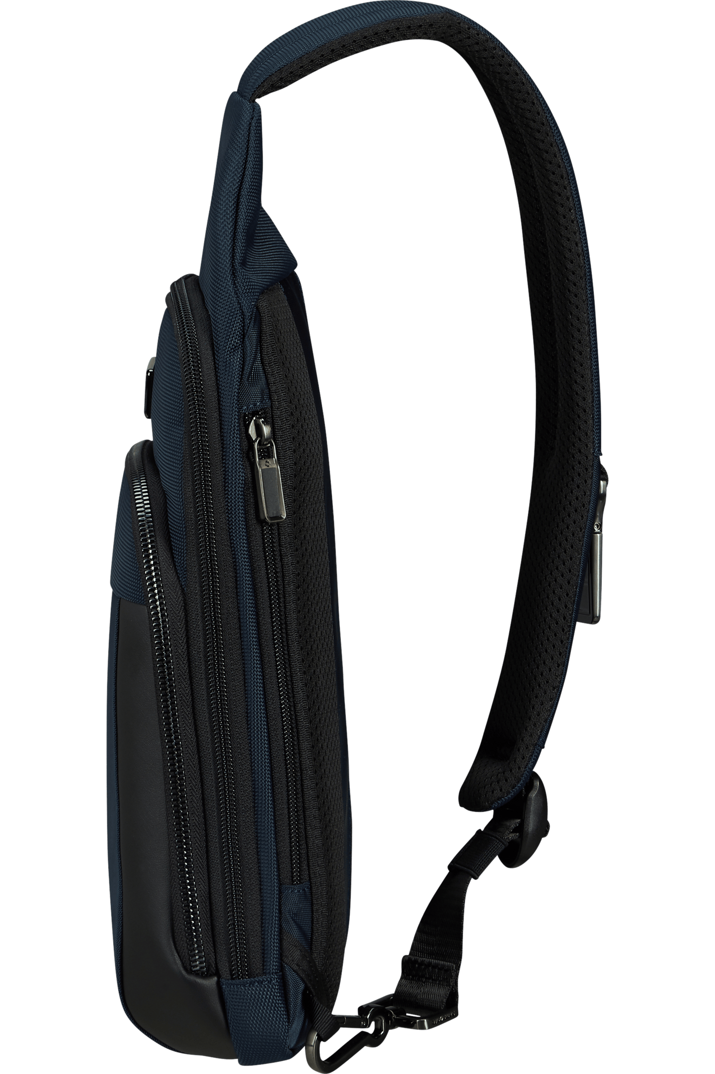 Borsello Uomo Monospalla Tessuto Urban Blu