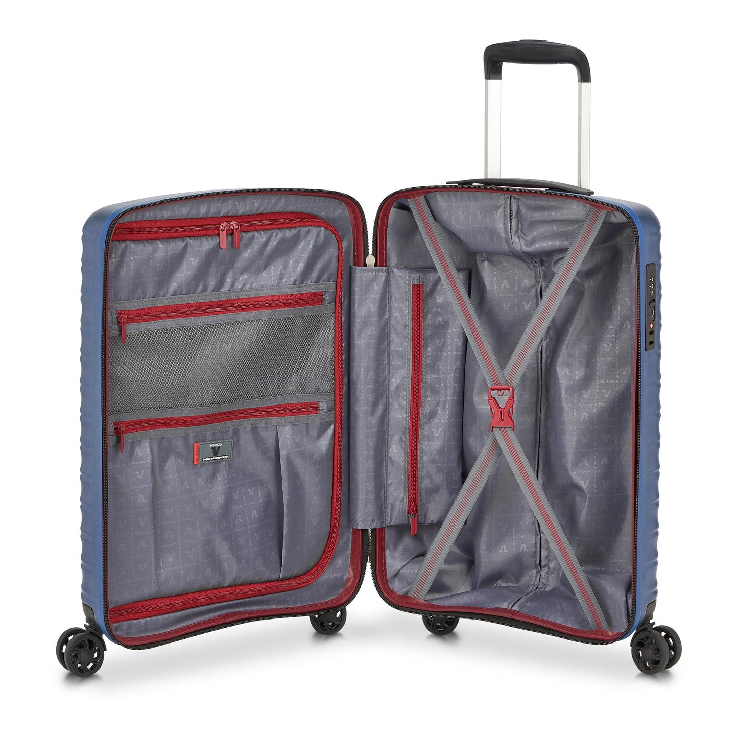 Trolley Cabina Sottosedile Gratuito Easyjet Wave Roncato 45x36x20 cm Denim