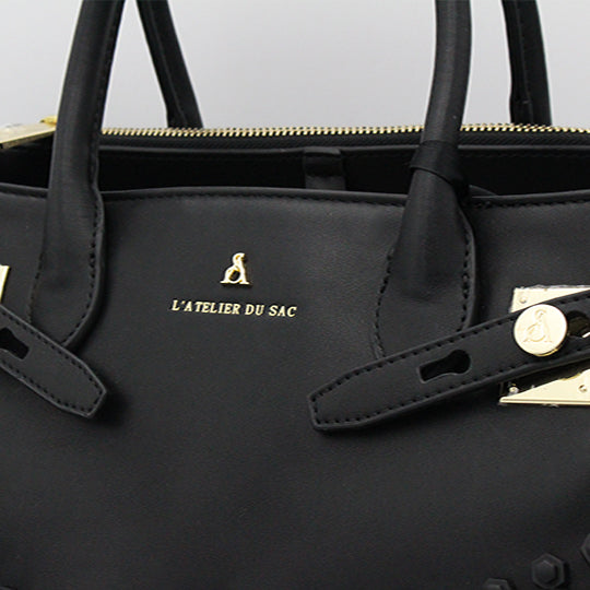 Bauletto Elite Nero Daphne by Atelier Du Sac