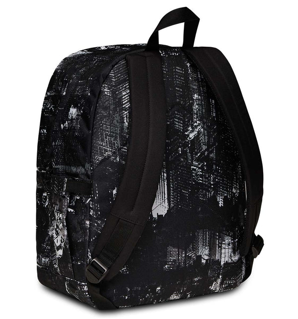 Zaino Jelek Fantasy Città bianco e nero 38 Litri