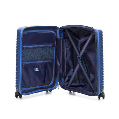 Trolley Cabina Espandibile Vega Blu 55x40x20/25 cm