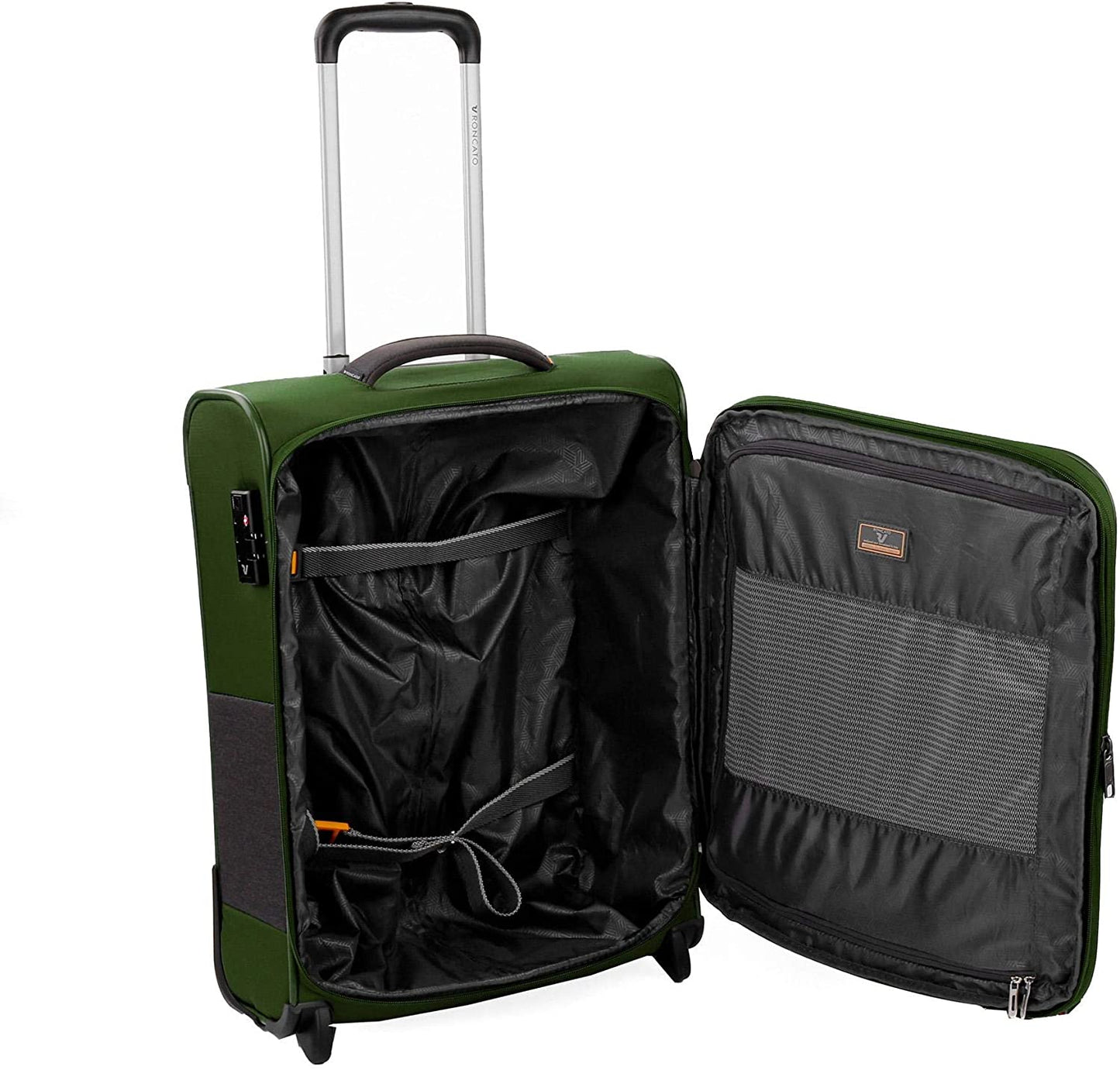 Trolley Cabina Hyper Roncato Espandibile Verde Militare