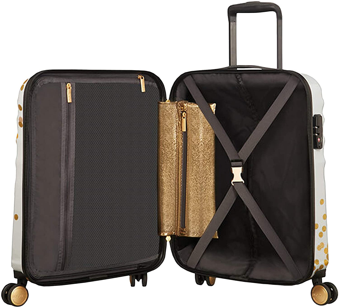 Bagaglio a Mano Wavebreaker American Tourister Confetti White Spinner 55/20