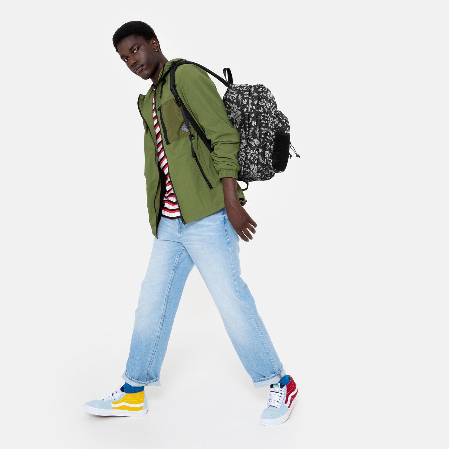 Zaino Pinnacle 38 litri Eastpak Bloom Silver