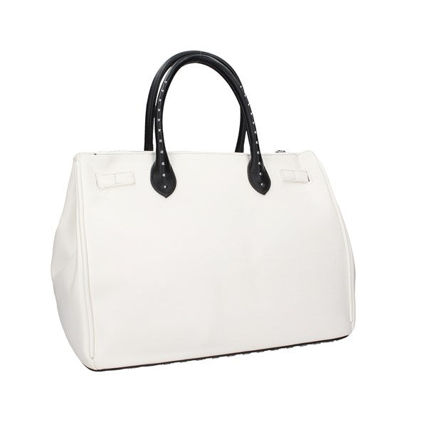 Bauletto Love Nest Bianco Borchie by Atelier du Sac