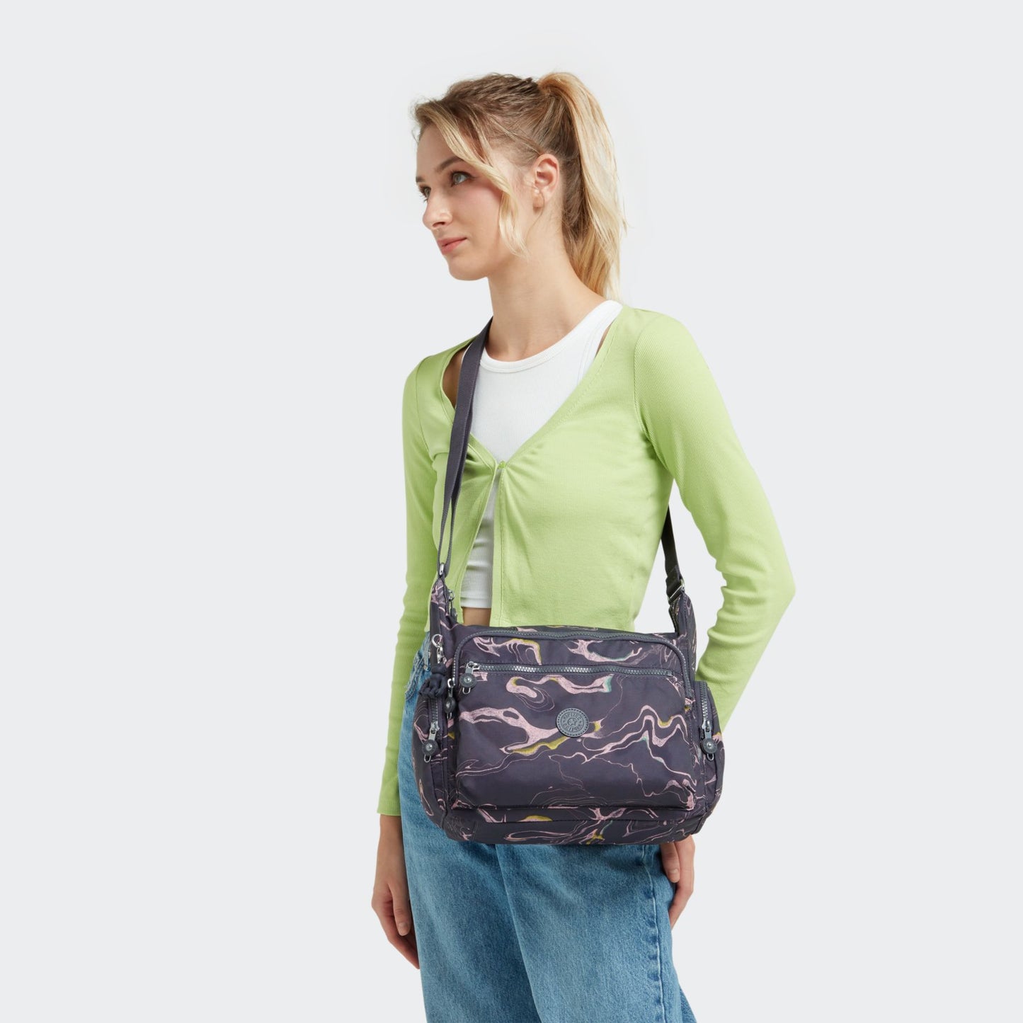Gabbie Borsa con Tracolla Regolabile Soft Marble