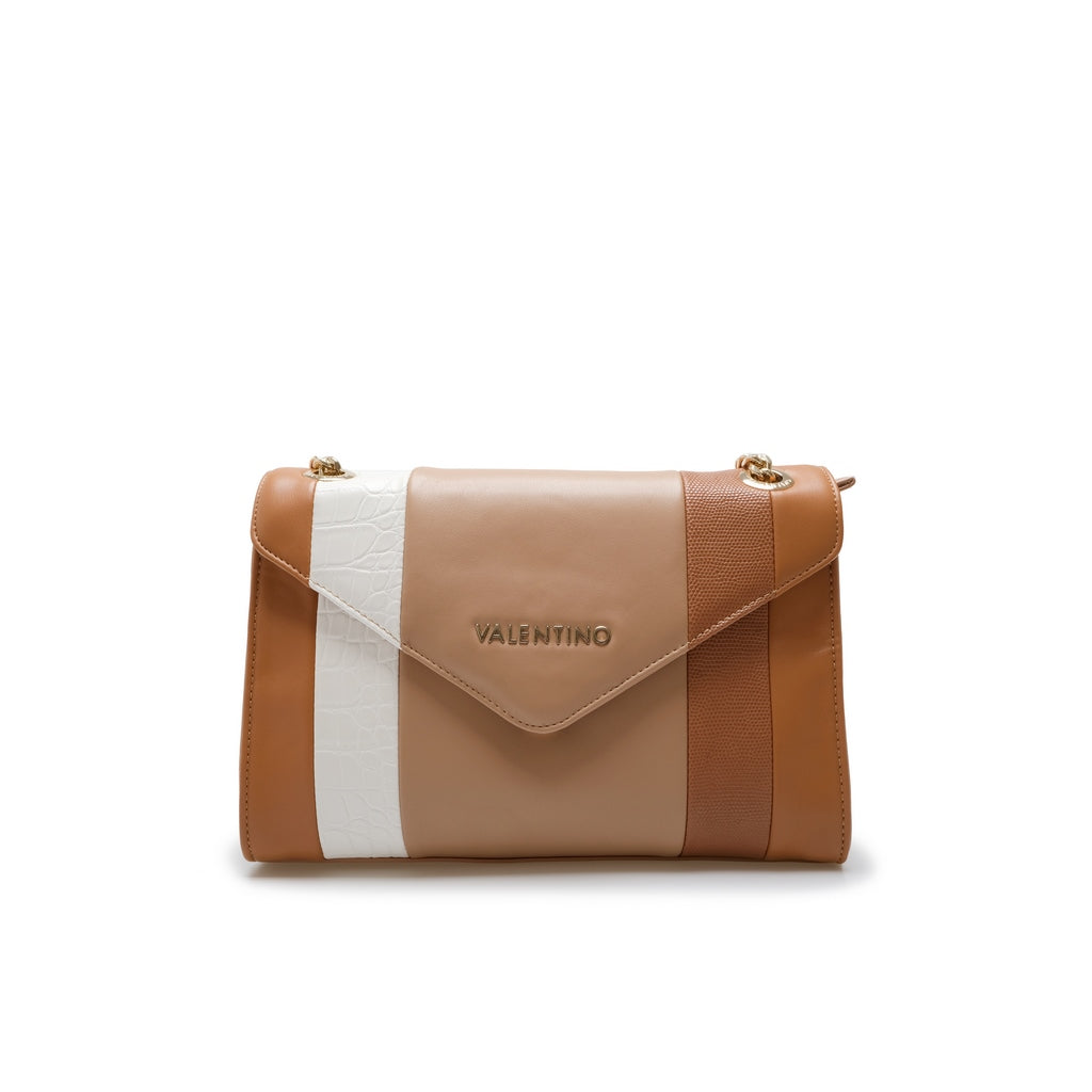 Borsa a Tracolla Apple Cuoio Bicolor Valentino By Mario Valentino