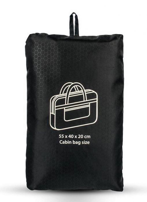 Borsone Cabina Pieghevole Roncato Nero 55x40x20 cm