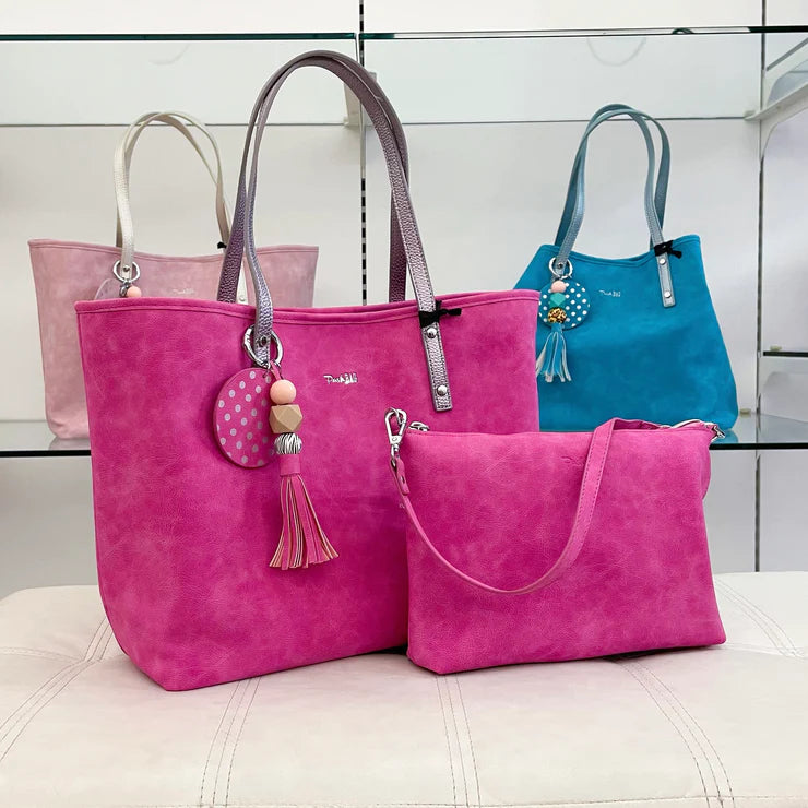 Shopper Fucsia Grande Denise Pash Bag