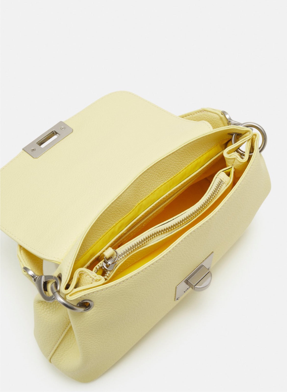 Borsa a Spalla Branca Gialla Valentino By Mario Valentino