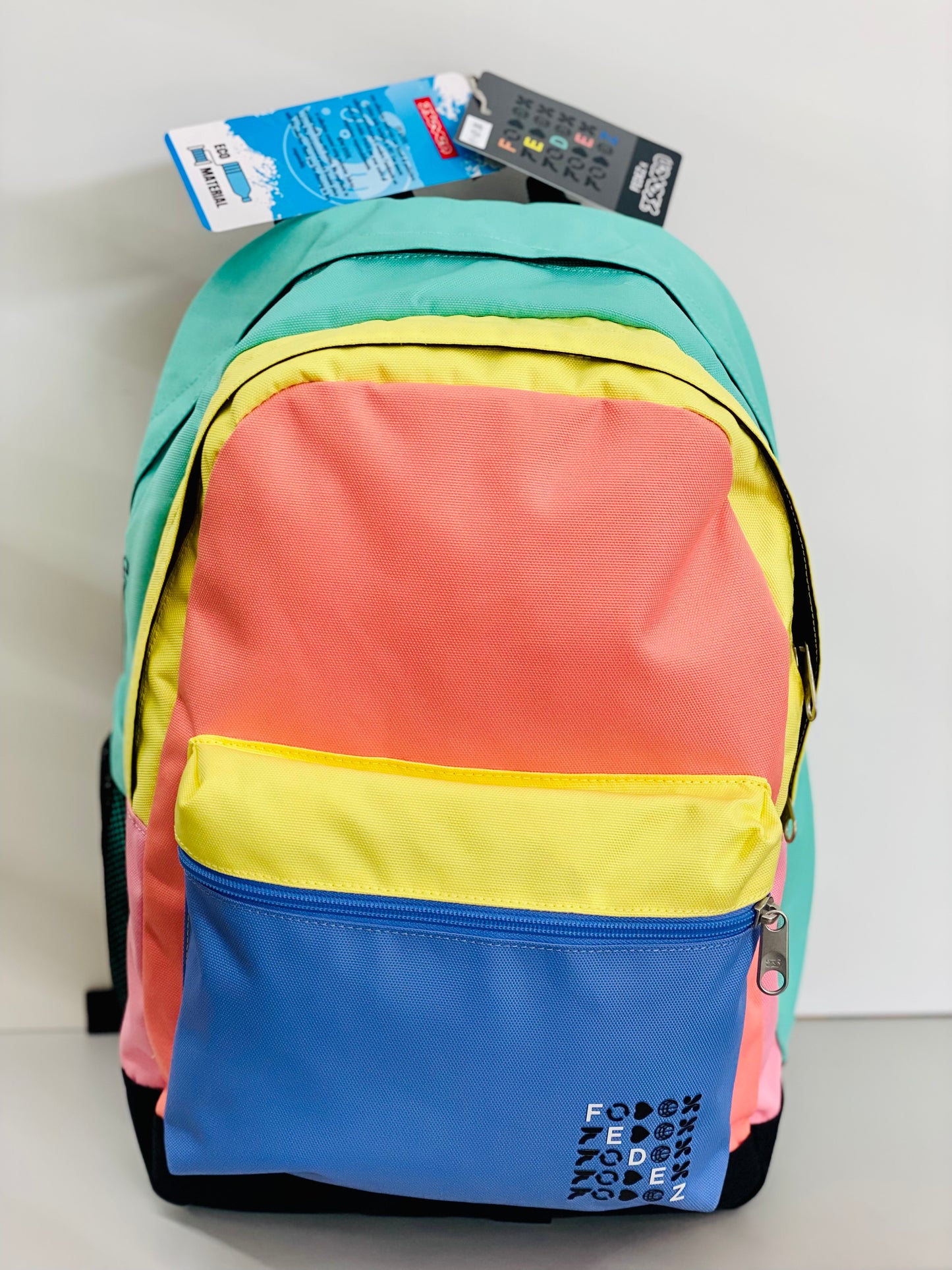 Zaino Doppio Scomparto ideato da Fedez For Seven 34 Litri Multicolor