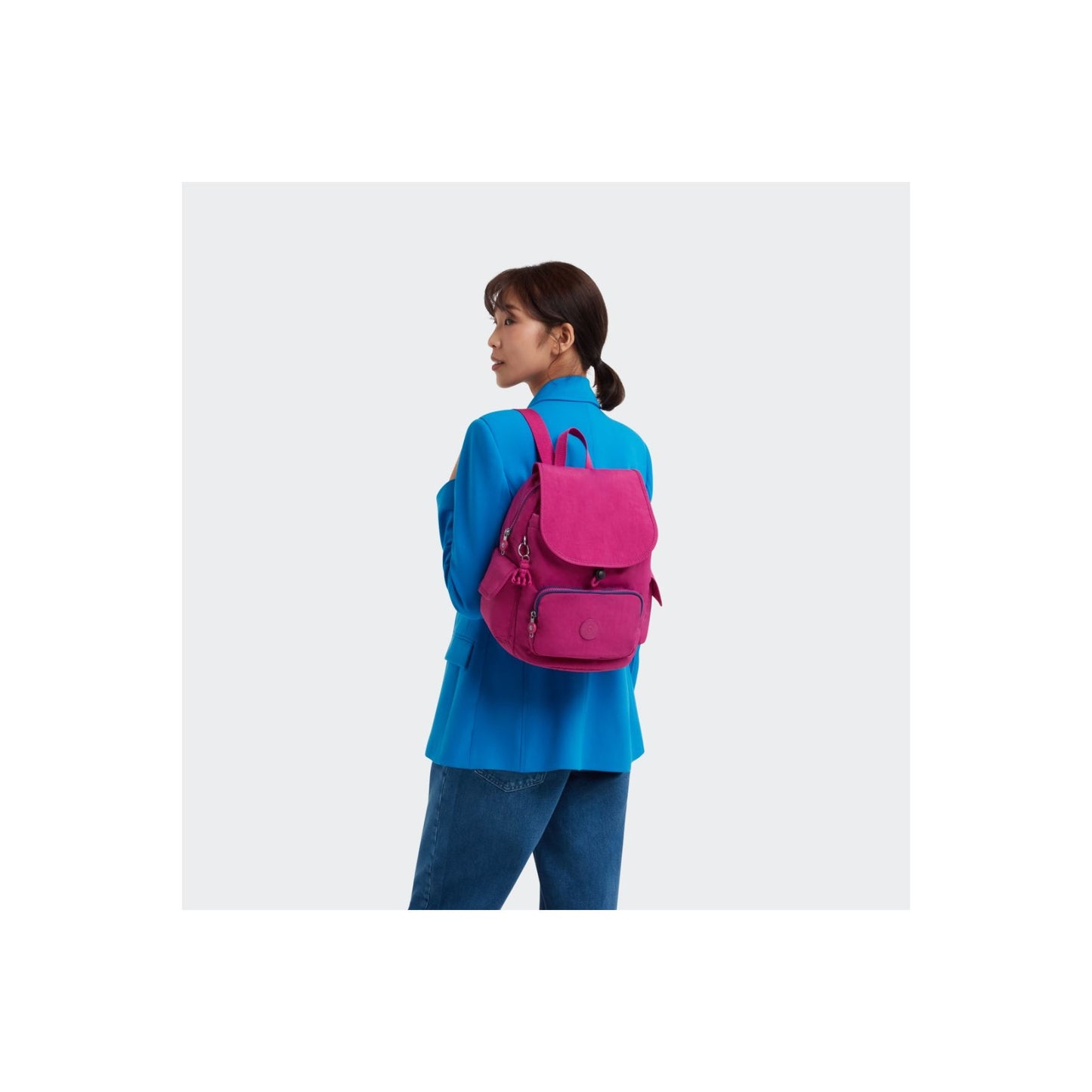 Zaino City Pack S Fucsia Kipling