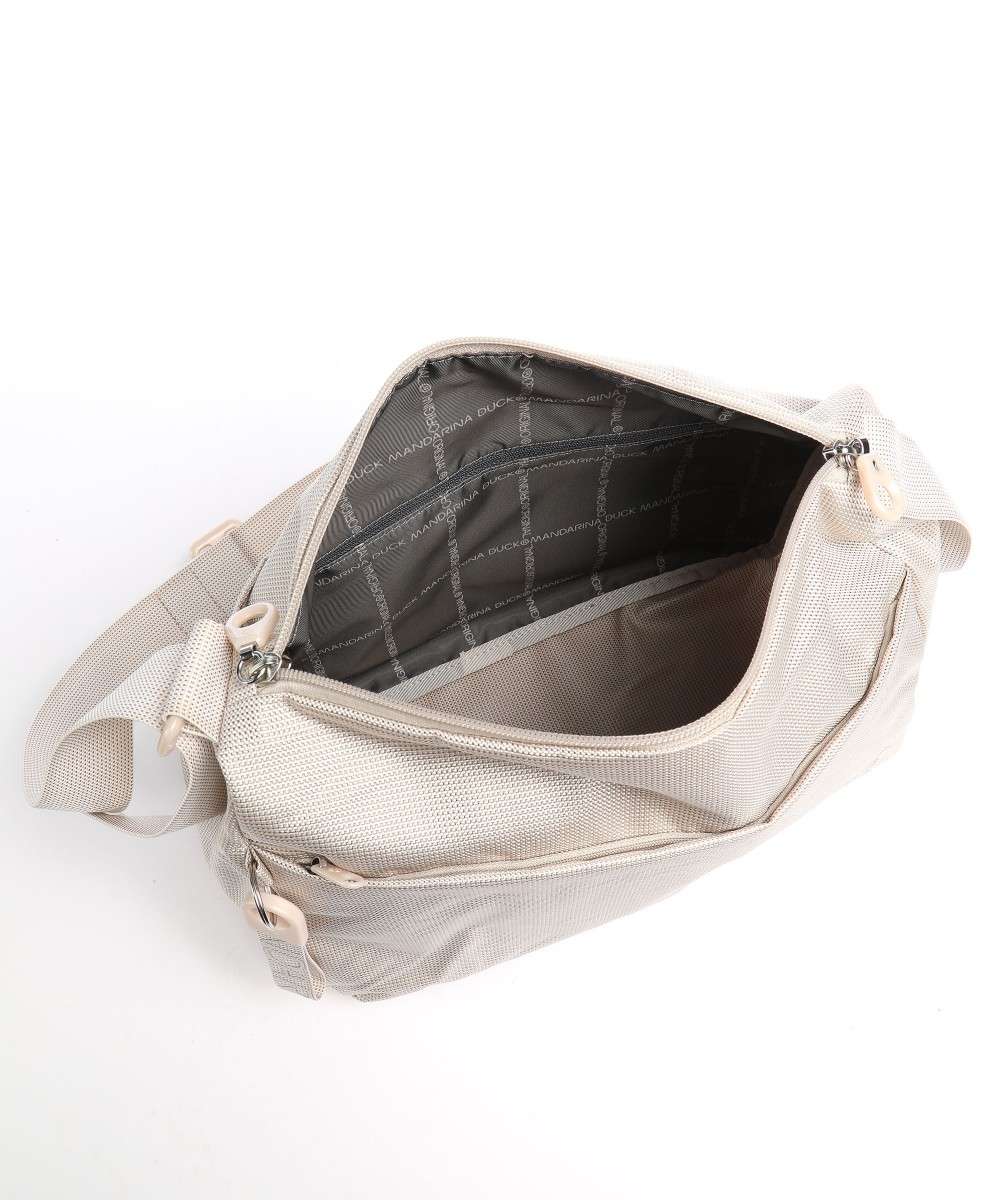 MD Borsa a Tracolla Regolabile Hobo Off White by Mandarina Duck